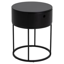 Actona Polo Comodino 1 cassetto/cassetti Nero