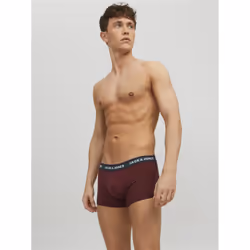Jack & Jones 5714495758302 Pantaloncino Boxer corto Nero, Borgogna, Grafite, Verde, Grigio - Vista aggiuntiva 7