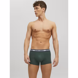 Jack & Jones 5714495758319 Pantaloncino Boxer corto Nero, Borgogna, Grafite, Verde, Grigio - Vista aggiuntiva 8