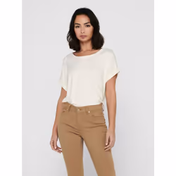 ONLY 15106662, Maglietta, Adulto, Femmina, Bianco, White / Antique White, XL