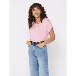ONLY 15106662, Maglietta, Adulto, Femmina, Rosa, Pink / Pink Lady, L