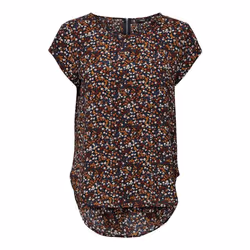 ONLY 15161116 Parte superiore (abbigliamento) Scollo rotondo Manica corta Elastan, Poliestere
