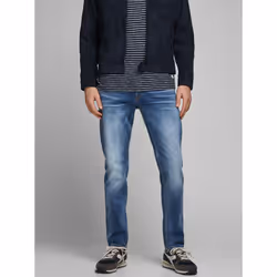 Jack & Jones 12168290, Blu, Jeans, Cotone, Elastan, Non candeggiare, Non asciugare in asciugatrice, Non lavare a secco