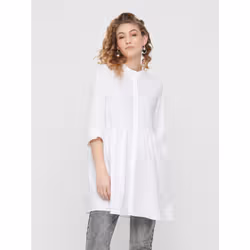 ONLY 15198076, Adulto, Femmina, Bianco, Cotone, Elastan, 98% Cotone, 2% Elastan, Lavare in lavatrice, mezzo carico, centrifug ...