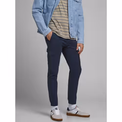 Jack & Jones 12169582, Cargo, Adulto, Blu, Cotone, Elastan, Non candeggiare, Non lavare a secco