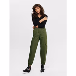 ONLY 15204712 Parte superiore (abbigliamento) Scollo rotondo Manica lunga Cotone, Elastan - Vista aggiuntiva 5