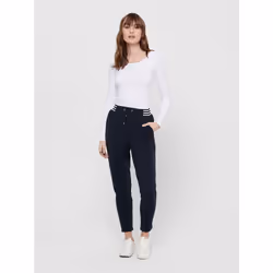 ONLY 15204712 Parte superiore (abbigliamento) Scollo rotondo Manica lunga Cotone, Elastan - Vista aggiuntiva 5