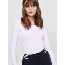 ONLY 15204712 Parte superiore (abbigliamento) Scollo rotondo Manica lunga Cotone, Elastan - Vista aggiuntiva 6