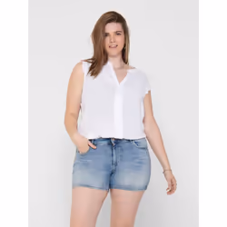 ONLY 15187018 Parte superiore (abbigliamento) Collo a V Senza maniche Viscosa