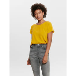 ONLY 15197495 Parte superiore (abbigliamento) Scollo rotondo Manica corta Viscosa
