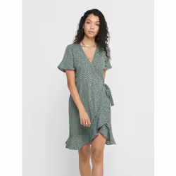 ONLY 15206407, Adulto, Femmina, Verde, Poliestere, 100% Poliestere, Lavare in lavatrice, mezzo carico, centrifuga breve, 30 ° ...