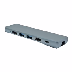 ProXtend USBC-MULTI8-001 replicatore di porte e docking station per laptop USB 3.2 Gen 1 (3.1 Gen 1) Type-C Grigio - Vista aggiuntiva 2