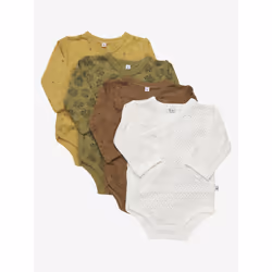 Pippi Babywear 4760_384_56, Body, Unisex, Fantasia, Multicolore, Lunghezza alla coscia, Manica lunga