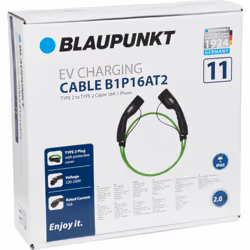 Blaupunkt B1P16AT2 cavo di ricarica per veicoli elettrici Verde Type 2 1 2 m - Vista aggiuntiva 4