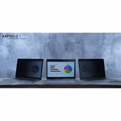 KAPSOLO 2-Way Filtro adesivo per schermo Plug in 39,62cm (15,6") Wide 16:9, 39,6 cm (15.6"), 16:9, Computer portatile, 3H, Pr ...