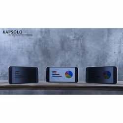 KAPSOLO Privacy Tempered GLASS Screen Protection, Be Visual Hacked No More - Protects your sensitive and private data Apple i ...