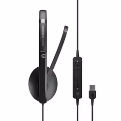 EPOS | SENNHEISER ADAPT 160T ANC USB Auricolare Cablato A Padiglione Ufficio USB tipo A Nero - Vista aggiuntiva 5