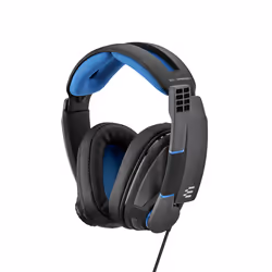 EPOS | SENNHEISER GSP 300 Auricolare Cablato A Padiglione Gaming Nero, Blu - Vista aggiuntiva 4