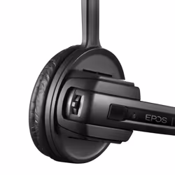 EPOS | SENNHEISER IMPACT D 10 HS Auricolare Wireless A clip, A Padiglione Ufficio Nero, Argento - Vista aggiuntiva 5