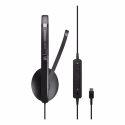 EPOS | SENNHEISER ADAPT 130 USB-C II Auricolare Cablato A Padiglione Ufficio USB tipo-C Nero - Vista aggiuntiva 5