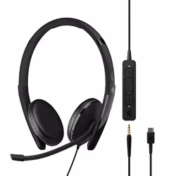 EPOS ADAPT 165 USB-C II Auricolare Cablato A Padiglione Ufficio USB tipo-C Nero - Vista aggiuntiva 4
