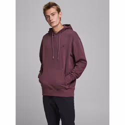 Jack & Jones 12174457, Adulto, Rosso, XL, Cotone, Non candeggiare, Non asciugare in asciugatrice