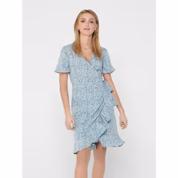ONLY 15206407, Adulto, Femmina, Blu, Poliestere, 100% Poliestere, Lavare in lavatrice, mezzo carico, centrifuga breve, 30 °C ...