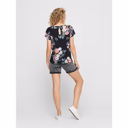 ONLY 15198608 Parte superiore (abbigliamento) Scollo rotondo Manica corta Viscosa