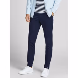 Jack & Jones 12174309, Chino, Adulto, Blu, Cotone, Elastan, Non candeggiare, Lavaggio delicato (30 °C)