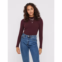 ONLY 15180040, Parte superiore (abbigliamento), Adulto, Femmina, Marrone, Brown / Madder Brown, M