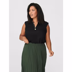 ONLY 15187018 Parte superiore (abbigliamento) Collo a V Senza maniche Viscosa