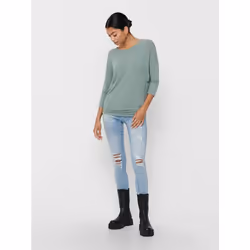 ONLY 15157920 Parte superiore (abbigliamento) Scollo rotondo Manica lunga Elastan, Poliestere, Viscosa - Vista aggiuntiva 5