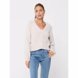 ONLY 15210790, Cardigan, Adulto, Femmina, Collo a V, Poliestere, Machine wash half load short spin cycle at 30°C Do not bleac ...