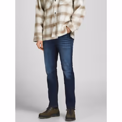 Jack & Jones 12182565, Blu, Jeans, Cotone, Elastan, Non candeggiare, Non asciugare in asciugatrice, Lavaggio delicato (30 °C)