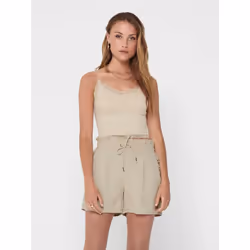 ONLY 15190175, Adulto, Femmina, Beige, Monocromatico, L/XL, Collo a V