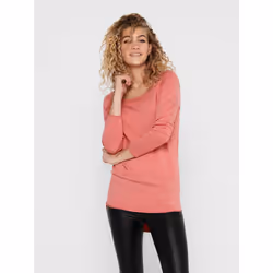 ONLY 15109964, Pullover, Adulto, Femmina, Rosa, S, Scollo rotondo