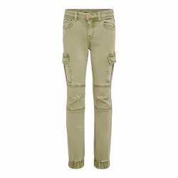 ONLY 15221844, Femmina, Bambino, Verde, 134 cm, Anteriore, Cotone, Elastan