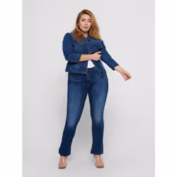 ONLY 15224741, Adulto, Vestibilità regolare, Cotone, Poliestere, Elastan, Blu
