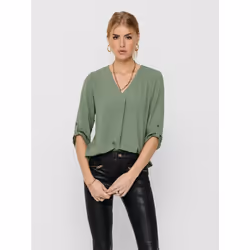 ONLY 15226911, Parte superiore (abbigliamento), Adulto, Femmina, Verde, Sea Spray, Collo a V