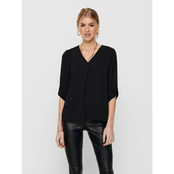 ONLY 15226911 Parte superiore (abbigliamento) Collo a V Manica lunga Poliestere