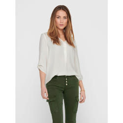 ONLY 15226911 Parte superiore (abbigliamento) Collo a V Manica lunga Poliestere