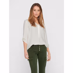 ONLY 15226911, Parte superiore (abbigliamento), Adulto, Femmina, Bianco, Cloud Dancer, Collo a V