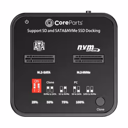 CoreParts MS-CLONER-M2-SD duplicatore multimediale Nero