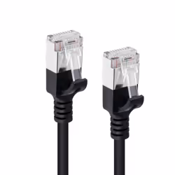 Microconnect V-FTP6A01S-SLIM cavo di rete Nero 1 m Cat6a U/FTP (STP) - Vista aggiuntiva 2