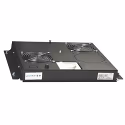 Lanview LVR248033-UK, Vaschetta per ventola, Nero, Acciaio, 2 ventola(e), 144,4 m³/h, IEC 297-1