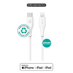 eSTUFF ES602370 cavo Lightning 3 m Bianco