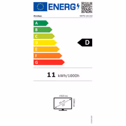 Ernitec 0070-24122-POE Monitor PC 55,9 cm (22") 1920 x 1080 Pixel Full HD LED Nero