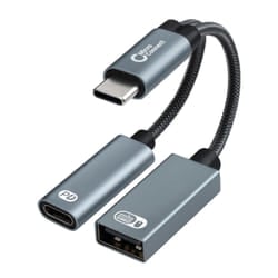 Microconnect MC-USBC-CFAF cavo e adattatore video 0,13 m Argento
