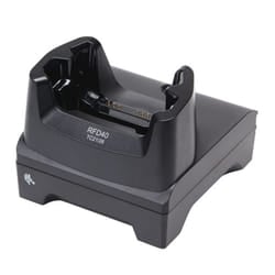 Zebra CRD1S0T-RFD40-TC2X-COM-1R Caricabatterie per dispositivi mobili Computer portatile, Lettore RFID Nero AC Interno