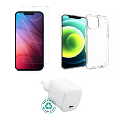 eSTUFF ES-KIT-IPH13PRO Caricabatterie per dispositivi mobili Telefono cellulare Trasparente, Bianco AC Interno